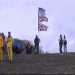 Our huge flagpole so you can see yourself on telly